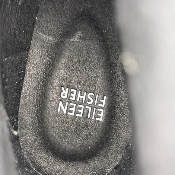 NWOT Eileen Fisher Tinker Womens Size 11 Black Suede Wedge Ankle Bootie - Picture 8 of 8